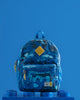 Abstract Bricks Blue