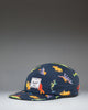 Watercolour Dinos Darkest Navy